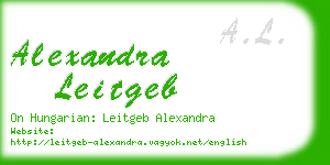 alexandra leitgeb business card